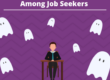 Illustrated graphic with title "Ghosting: A growing trend among job seekers"