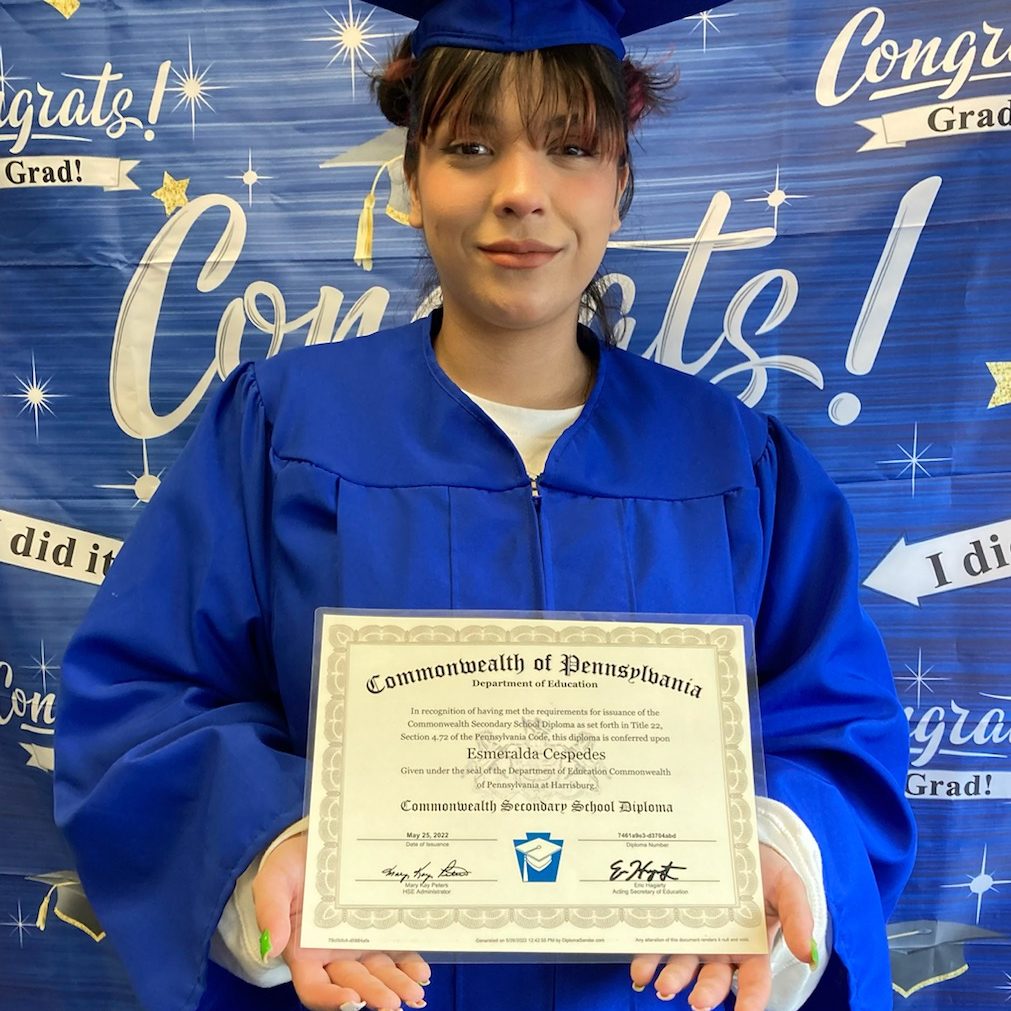 GED Graduate: Esmeralda