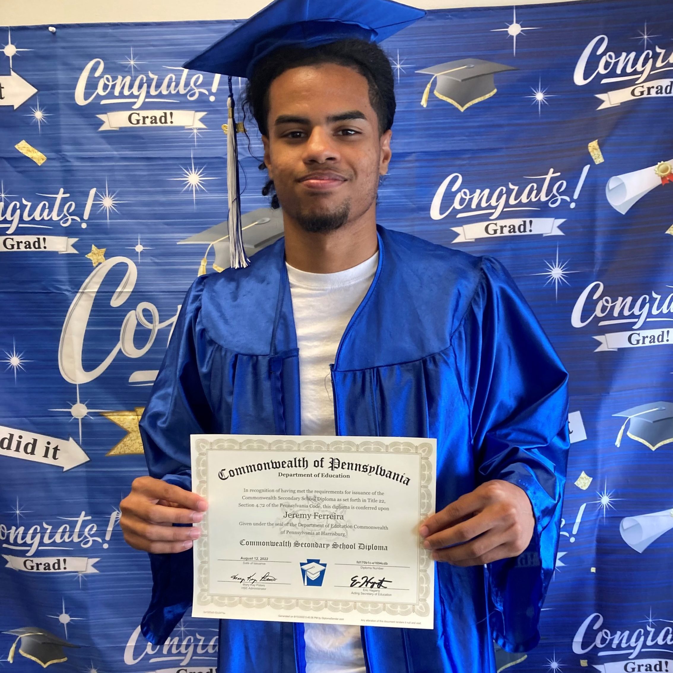 GED Graduate: Jeremy