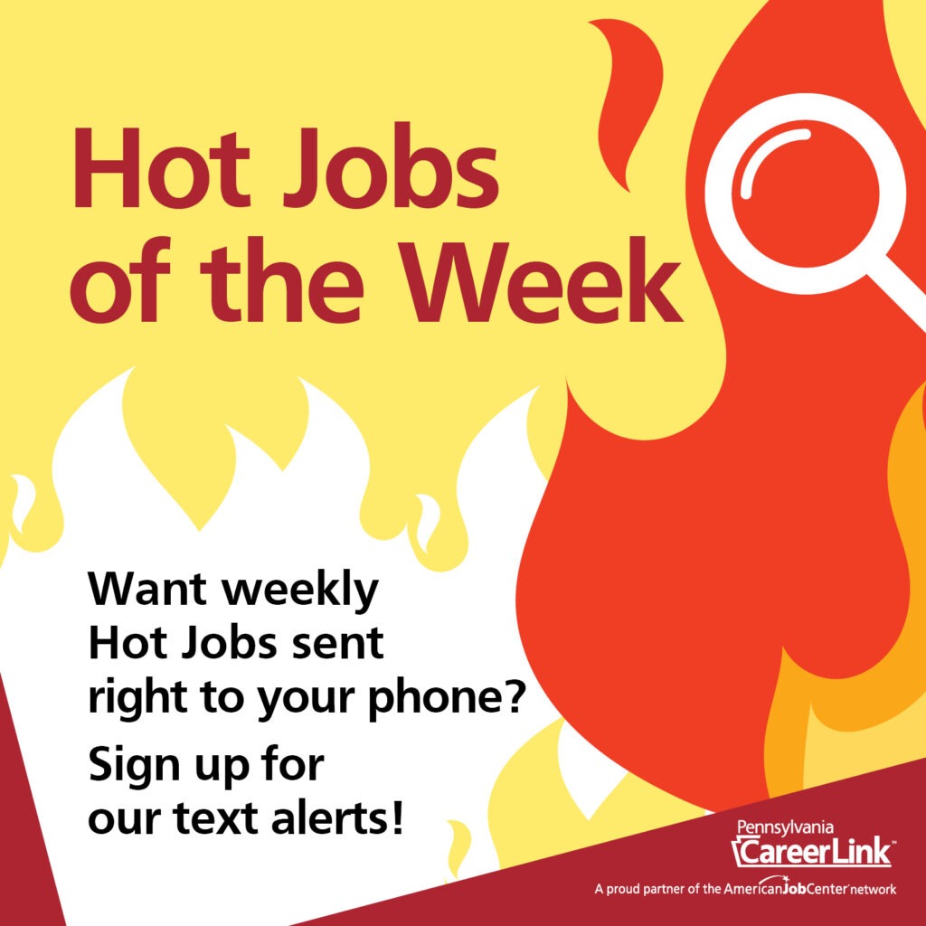 Hot Jobs of the Week
